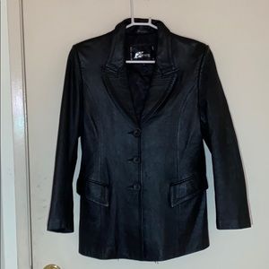Leather Blazer